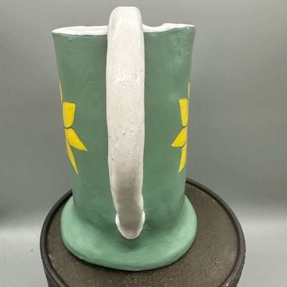 Handmade ceramics sunflower vase - Picture 2 of 7